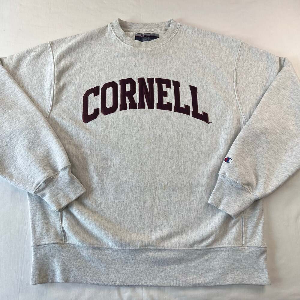 Champion Cornell University Crewneck Sweatshirt Reverse Weave Size Medium